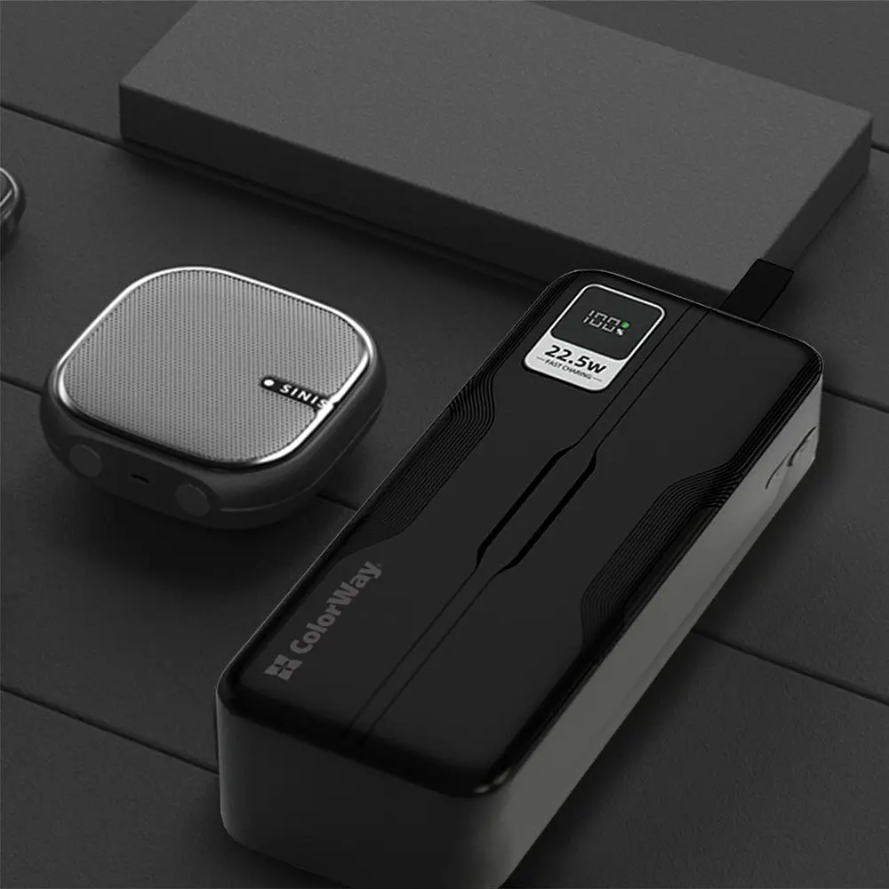 Універсальна мобільна батарея ColorWay Digital Display 50000mAh Чорний (CW-PB500LPC5BK-PDD) - фото 9