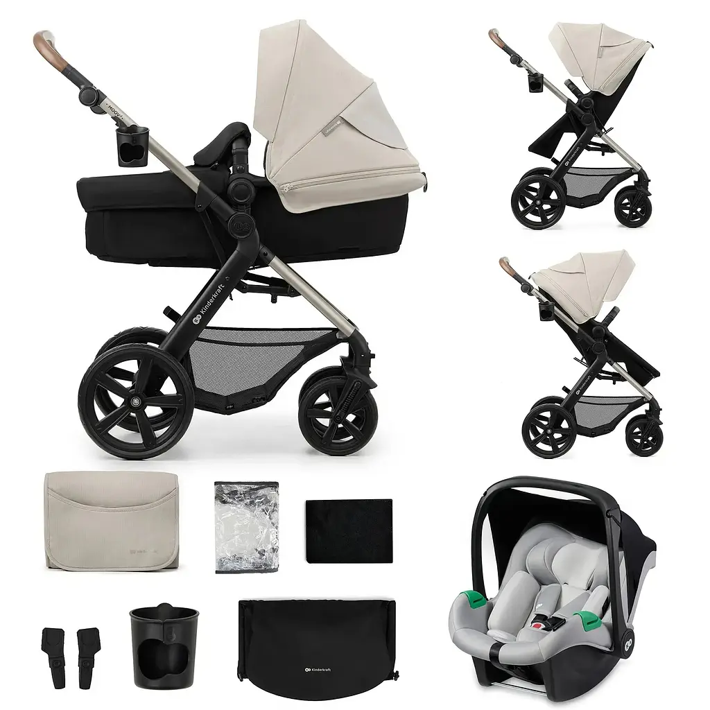 Універсальна коляска 3 в 1 Kinderkraft Moov 2 Moonlight Gray (KSMOOV02GRYEV00) - фото 13