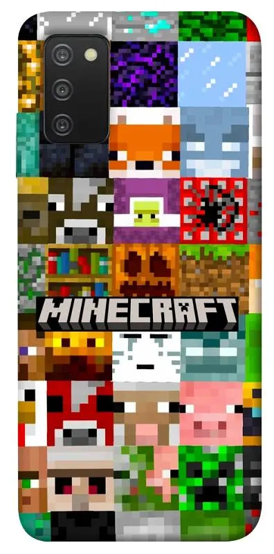 TPU чохол Demsky Minecraft collage для Samsung Galaxy A03s