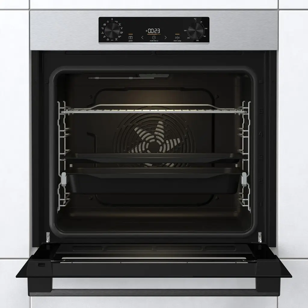 Духовой шкаф Gorenje электрический 77 л, A, нержавеющая сталь - фото 4