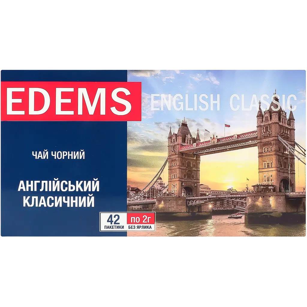 Чай чорний Еdems Англійський класичний 42 шт. x 2 г (952308) - фото 3