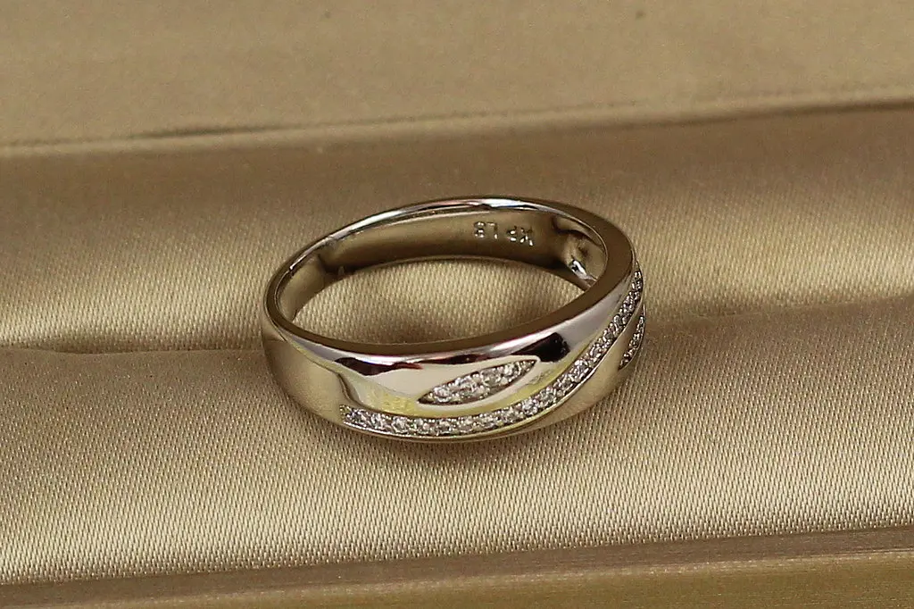 Кільце Xuping Jewelry Тавель р 17 сріблясте - фото 3