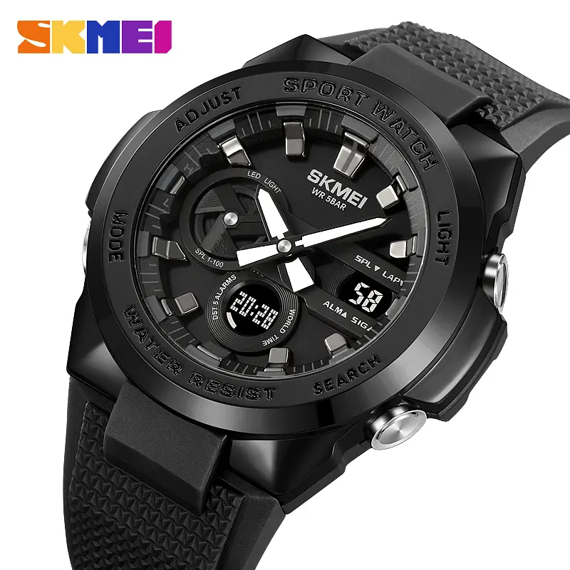 Наручний годинник чоловічий 2105BK Black Skmei acs0030283 - фото 2
