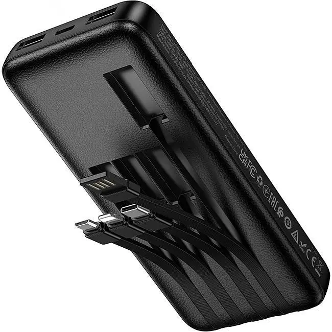 Зовнішній акумулятор Hoco J163 10000mAh 22.5W Black [156978] - фото 4