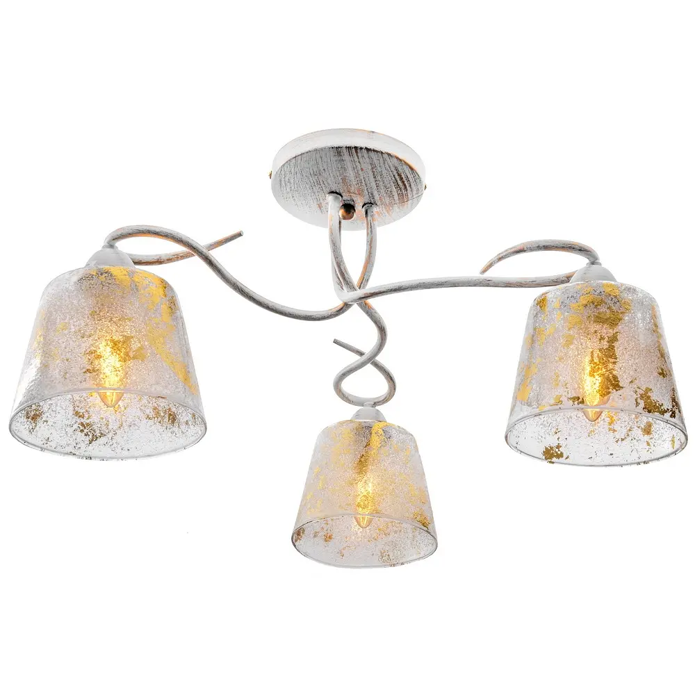 Люстра потолочная Brille классическая E14 40W WH (BKL-595C/3) - фото 2