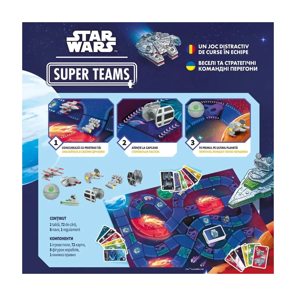 Настільна гра Geekach Games Зоряні війни. Суперкоманди (Star Wars Super Teams) (укр.) (GRJ0006ST) - фото 6