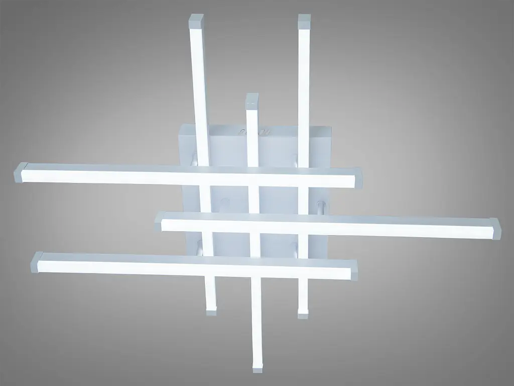 Стельова LED люстра Romin біла 70 Вт 6 модулів 12 м² - фото 2