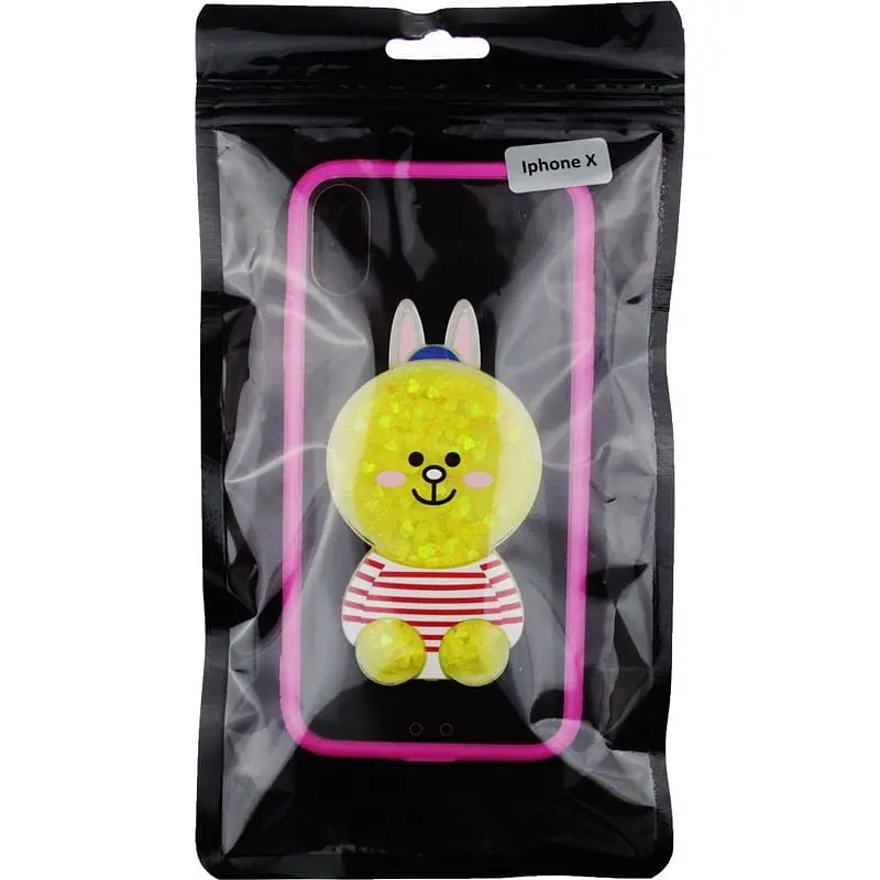 Чохол-накладка Toto TPU Сartoon Network Case IPhone X Animation Hare Pink - фото 2