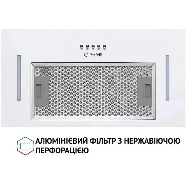 Витяжка вбудована Perfelli BI 5453 WH 850 LED Strip - фото 2