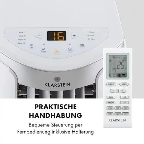 Кондиционер мобильный Klarstein Breeze 9 9000 BTU/2,6 кВт (10029704) - фото 9
