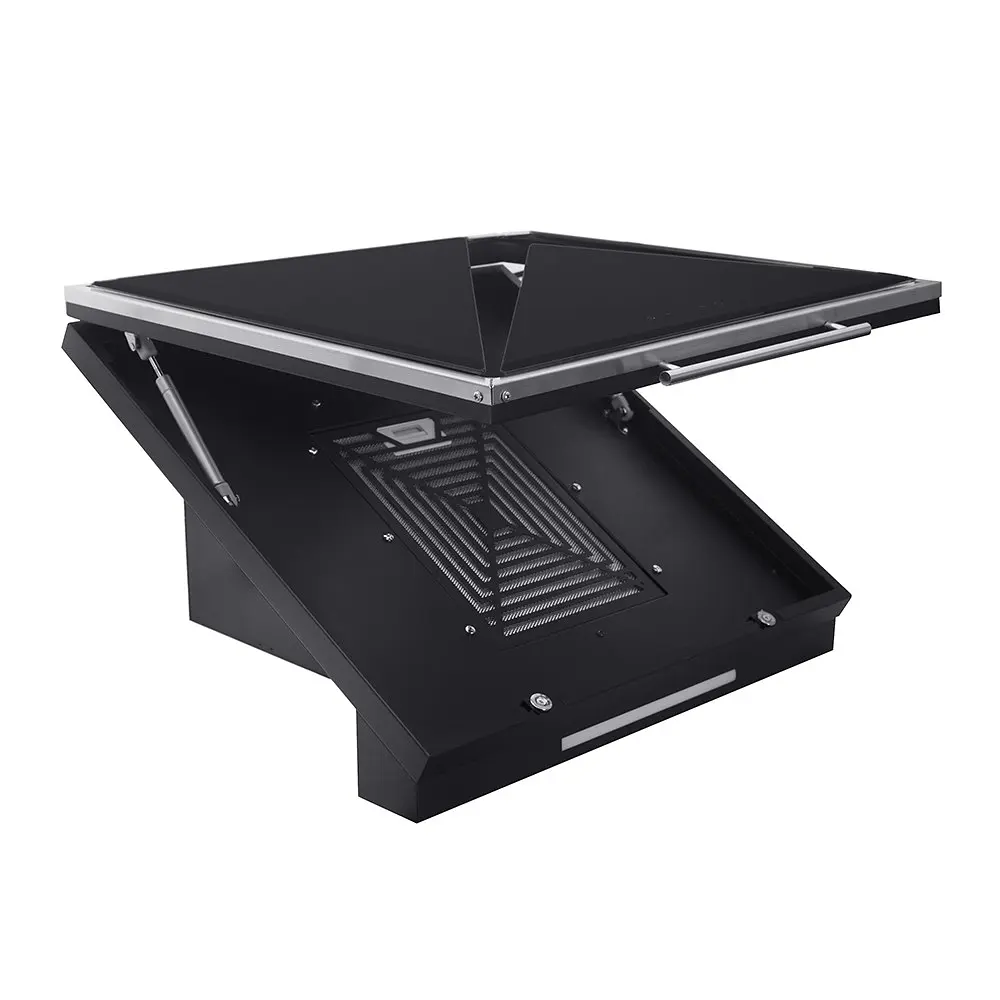 Витяжка декоративна похила PERFELLI DNS 67143 B 1100 BL LED Strip - фото 3