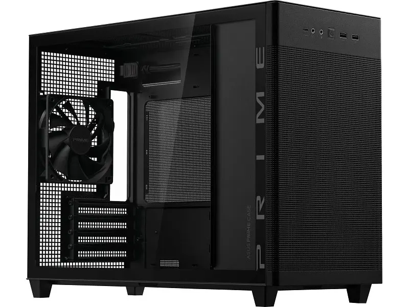Корпус Asus Prime AP201 Tempered Glass Black (90DC00G0-B39010) - фото 5
