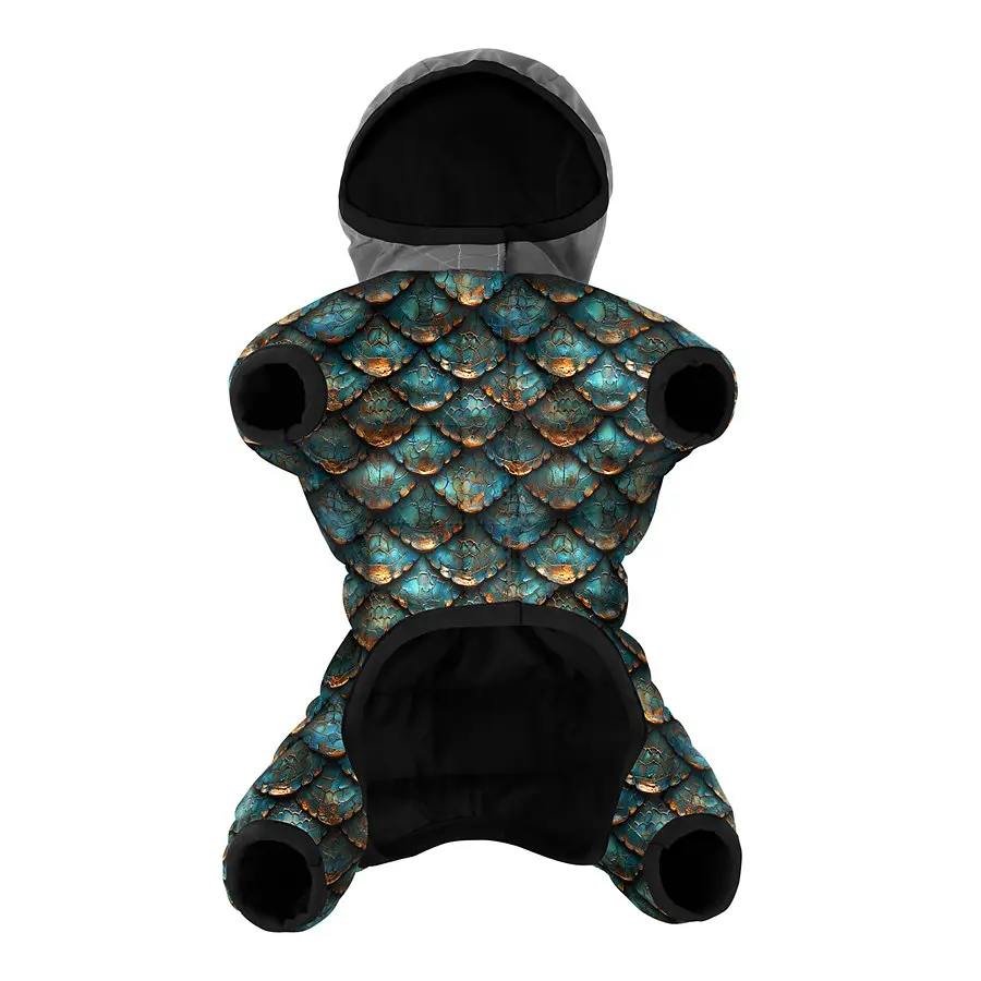 Комбинезон для собак Collar Waudog Clothes рисунок "Луска", M47, В 69-72 см, С 41-44 см - фото 3