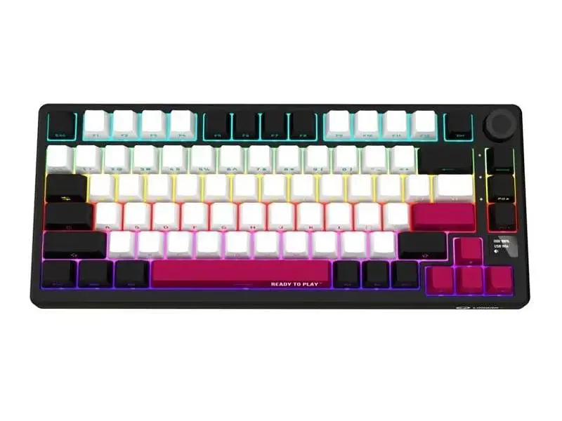 Клавіатура Lorgar KBP7075W Pro Black-Red (LRG-KBP7075W-BK-US)