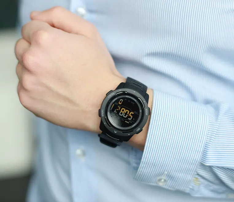 Наручний годинник чоловічий North Edge MARS Pro Black 5BAR Чорний (2666) - фото 10