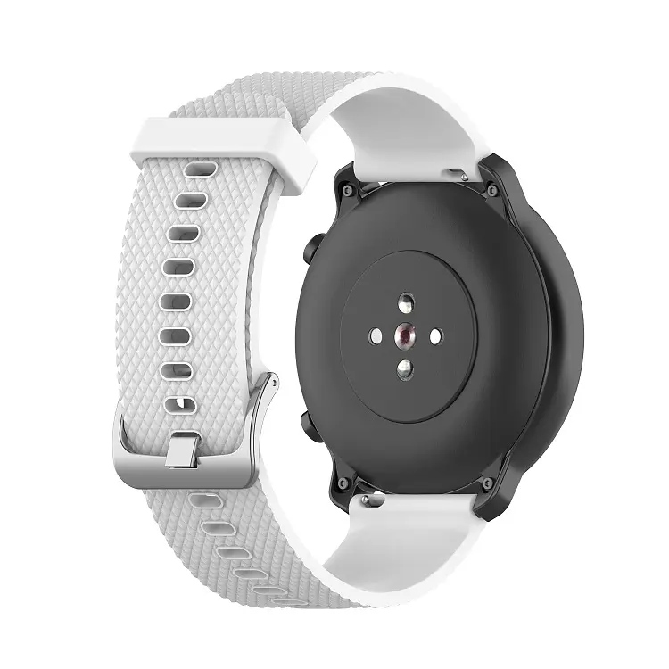 Ремінець силіконовий 20 мм Samsung Galaxy Watch 42/3 41 мм/Active/Active 2 BeWatch GT Білий (1011402) - фото 2