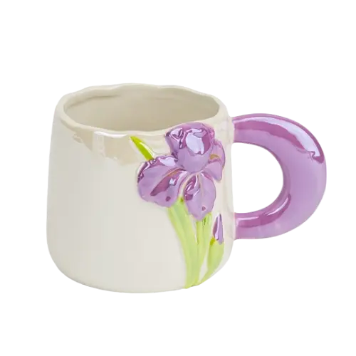 Чашка Elisey Фіолетовий ірис 400 мл фіолетовий (4013-005)   - фото 2