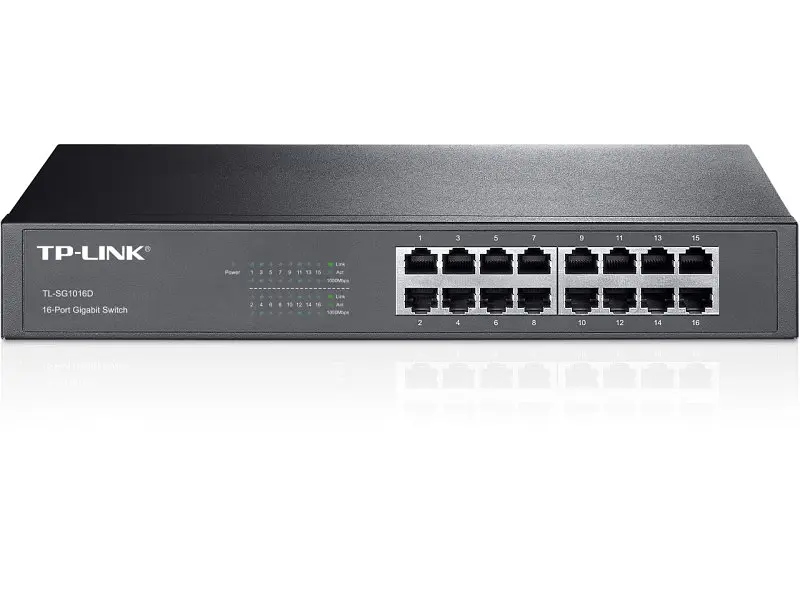 Комутатор TP-LINK TL-SG1016D - фото 2