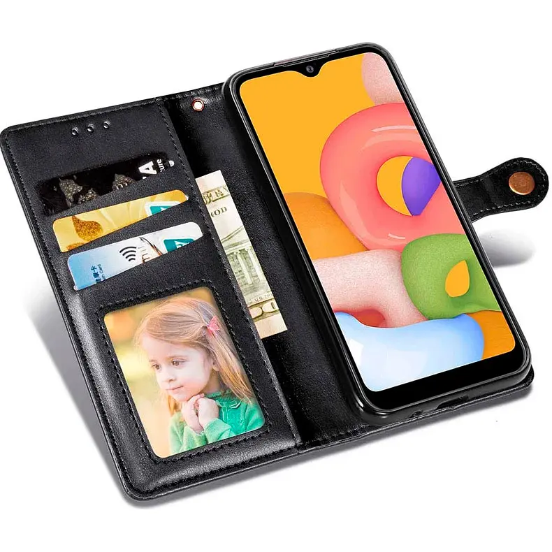 Чехол-книжка GETMAN Gallant Cover Case для Xiaomi Redmi 13C / Poco C65 Black [102473] - фото 4