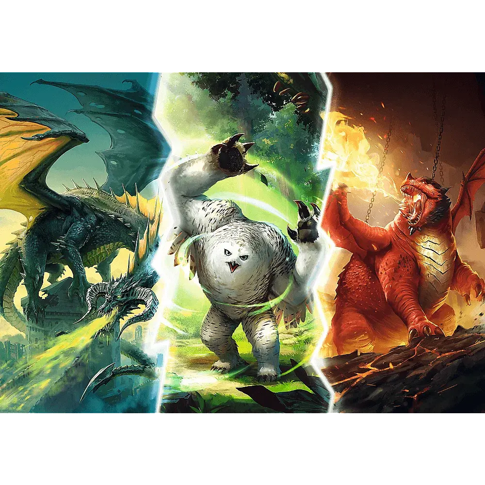 Пазл "Легендарные монстры Фаеруна" Подземелья и драконы - 1000 шт. TREFL 10763 - фото 2