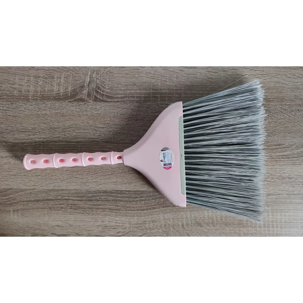 Веник Zambak Plastik пластиковый для уборки 43 см розовый (ZP-201p) - фото 4