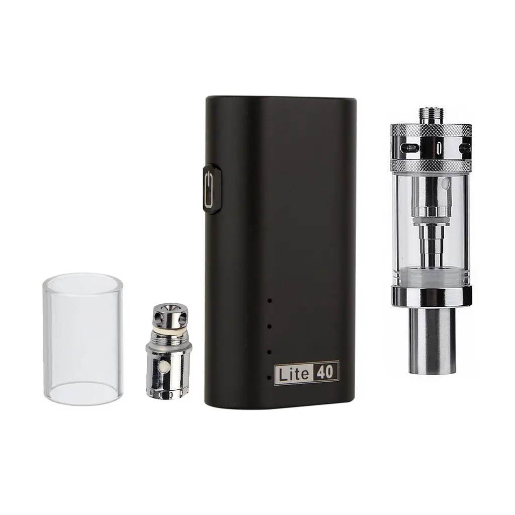 Електронна сигарета Jomo Lite 40w + доп випарник та скло Kit Black (11659) - фото 2