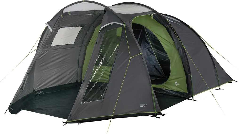 Намет п'ятимісний High Peak Ancona 5.0 Light Grey/Dark Grey/Green (10249)