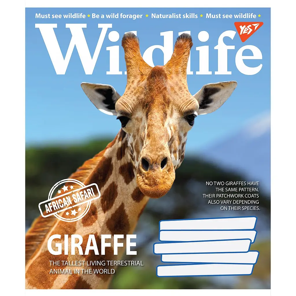 Набір зошитів Yes Wildlife A5 в лінію 96 листів 5 шт. - фото 5