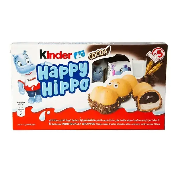 Печиво Kinder Happy Hippo Kakao 104 г