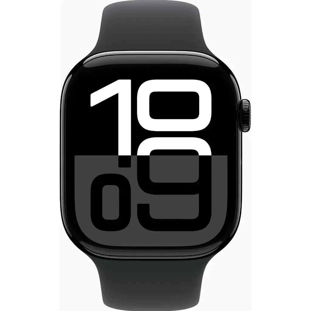 Смарт-часы Apple Watch Series 10 GPS 46mm Jet Black Alu. Case w. Black Sport Band - S/M MWWP3 - фото 2