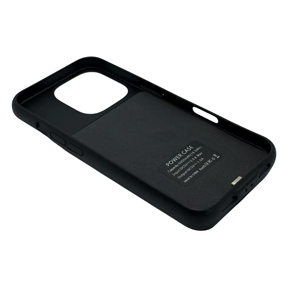 Чохол-акумулятор XON PowerCase для iPhone 16 Pro 5000 mAh Чорний (PCBS1116350B 4692) - фото 5