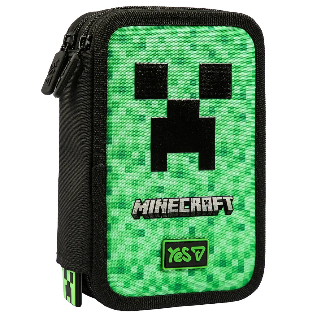 Пенал шкільний Yes потрійний Minecraft TNT HP-05 - фото 2