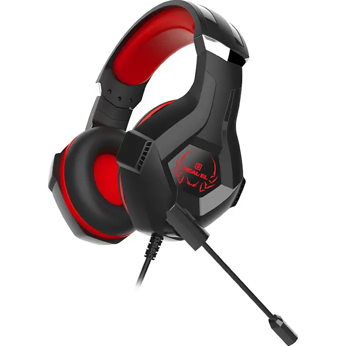 Ігрові навушники REAL-EL GDX-7575 Black/Red (EL124100042) [112556] - фото 5