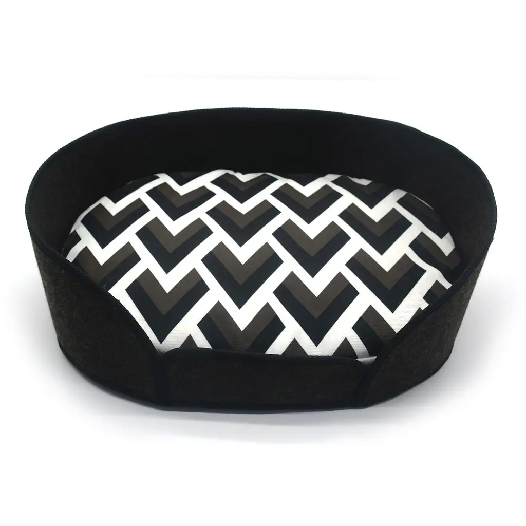 Лежак для котів та собак Олімп №4 460х620х175 мм коричневий - фото 3