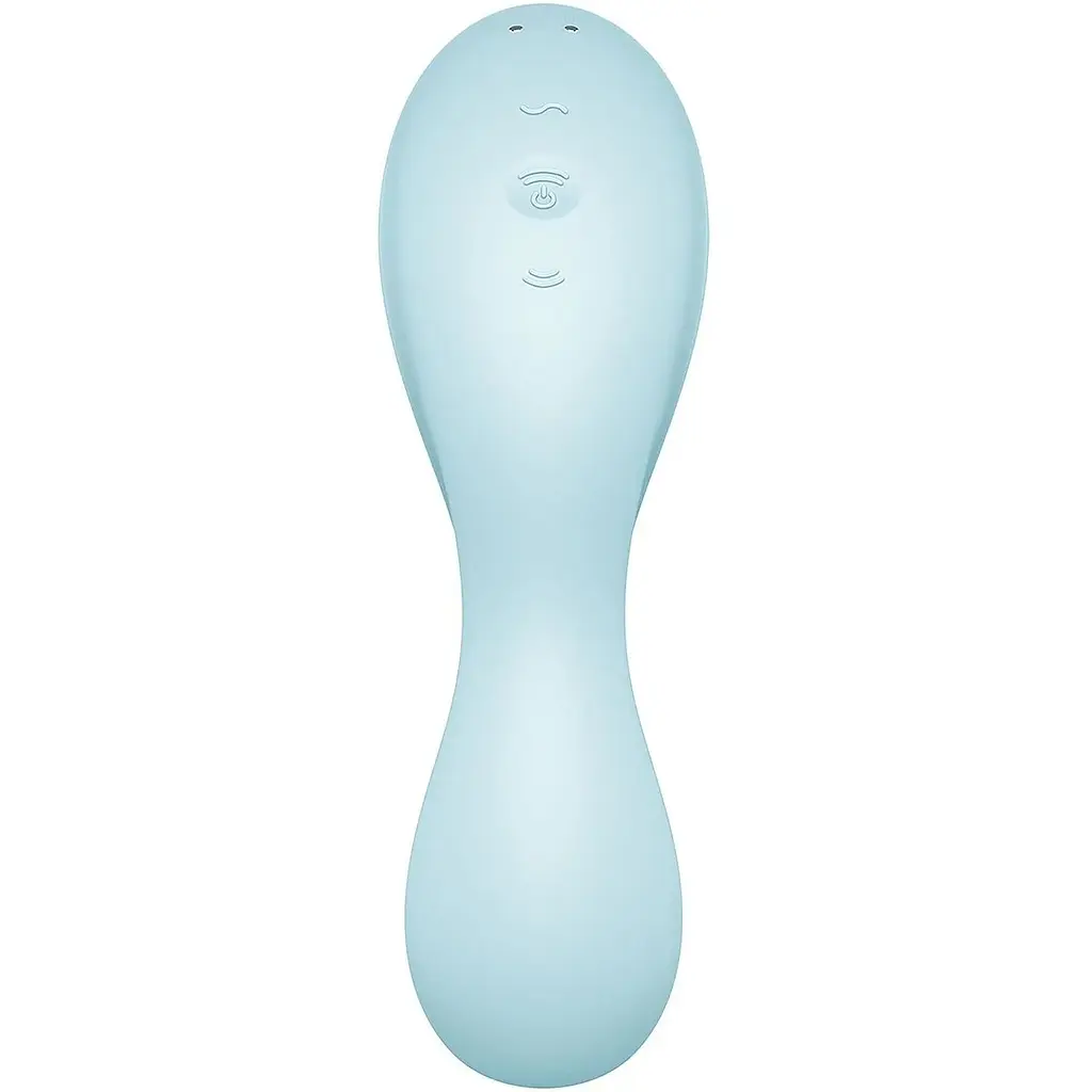 Вакуумний смарт-стимулятор із вібрацією Satisfyer Curvy Trinity 5 (Blue) - фото 6