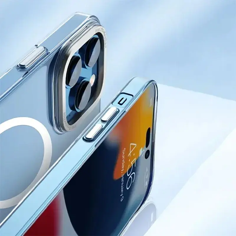 Чехол WiWU MCC-102 Ultra Thin Magnetic Crystal Series для Apple iPhone 14 Pro Max Transparent [136822] - фото 6
