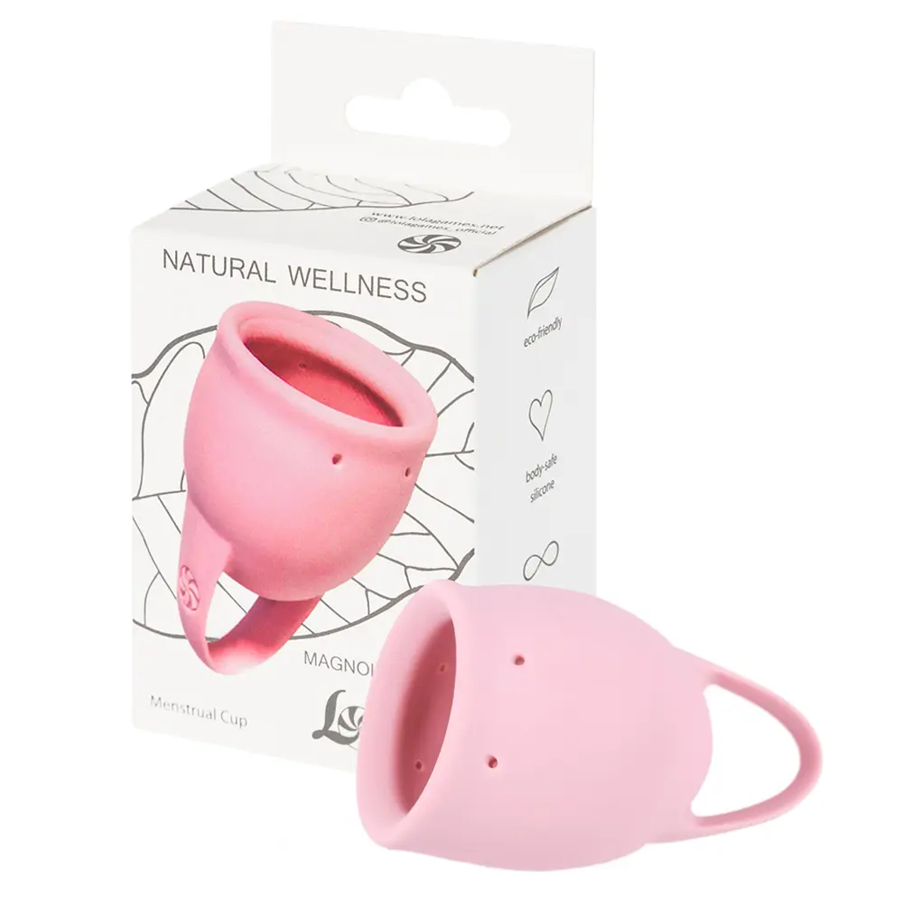 Менструальная чаша Lola Games Natural Wellness Magnolia 15 мл (розовый) - фото 5