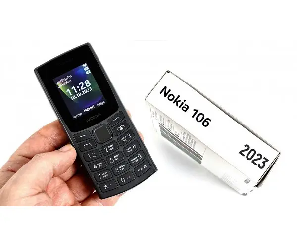 Мобільний телефон Nokia 106 DS 2023 TA-1564 сірий (1GF019BPA2C01) - фото 3