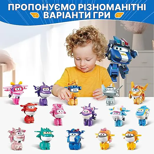 Ігрова фігурка-трансформер Super Wings Transform-a-Bots Люсі (Lucie) 5 см (EU780035) - фото 4