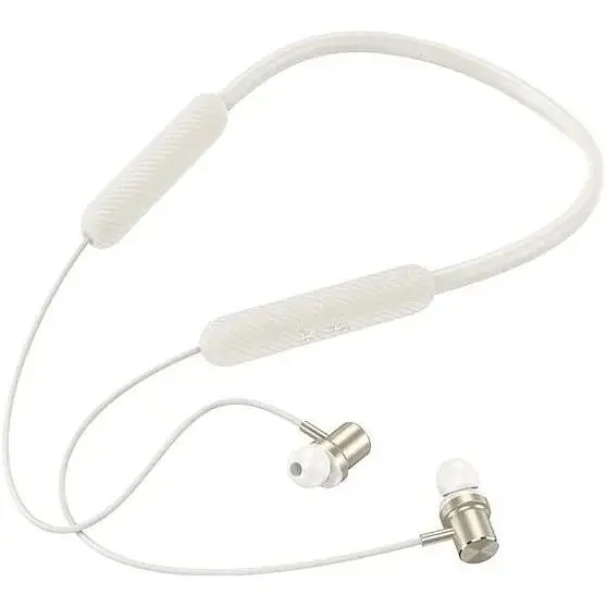 Спортивные Bluetooth Наушники Hoco ES70 Armour neck-mounted BT earphones бежевые - фото 2