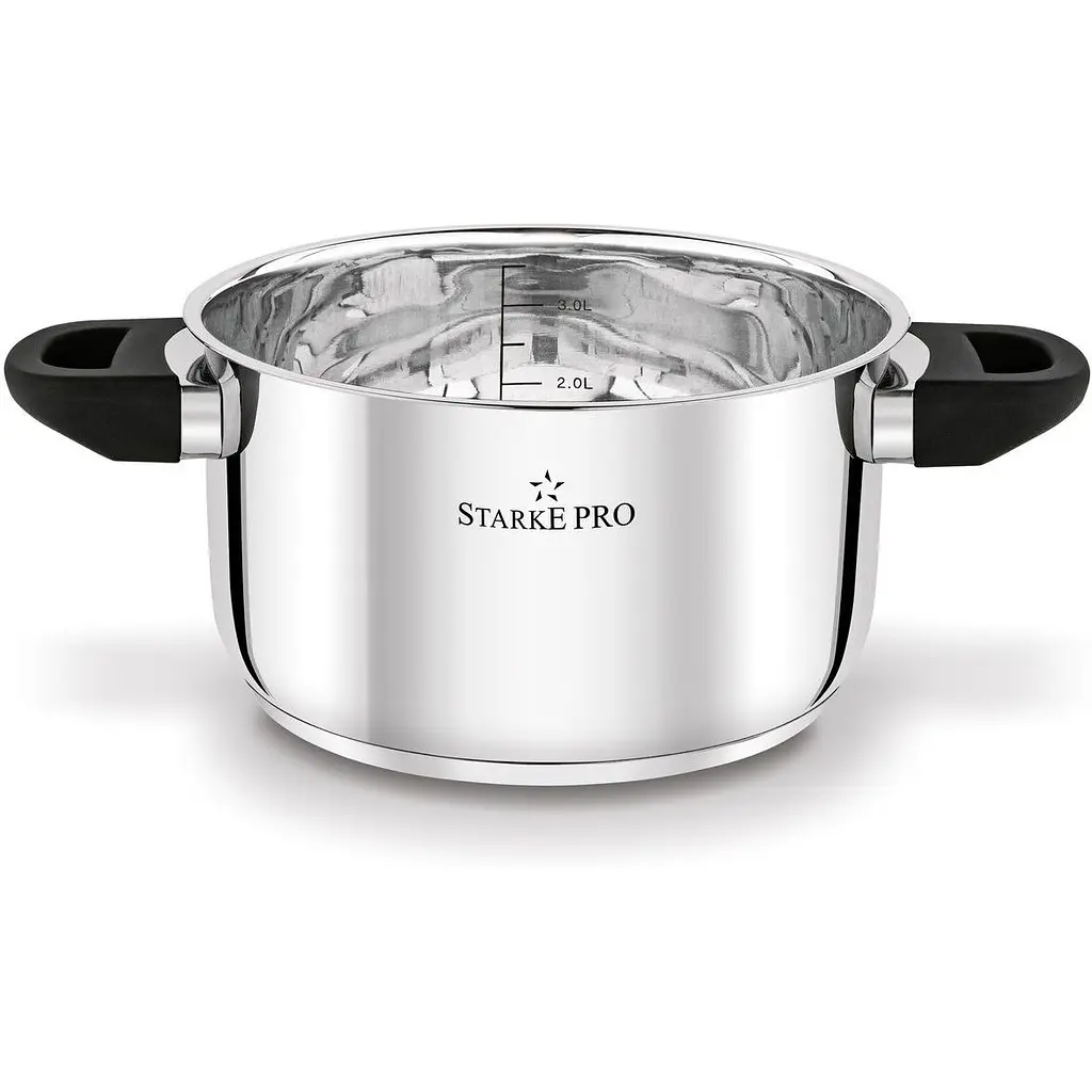 Набір посуду Starke Pro Sante LKA-194HMYIO-8PCS-BLACK 8 предметів (LK240506) - фото 4