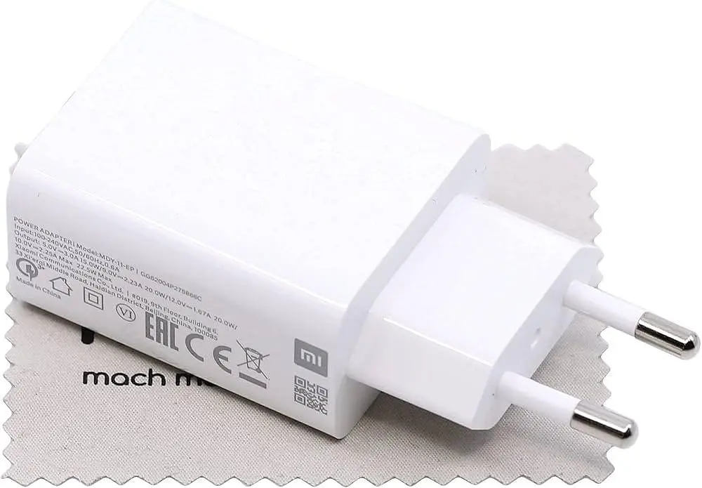 Блок питания зарядный адаптер Xiaomi 22w быстрый QC3.0 (MDY-11-EP) - фото 4