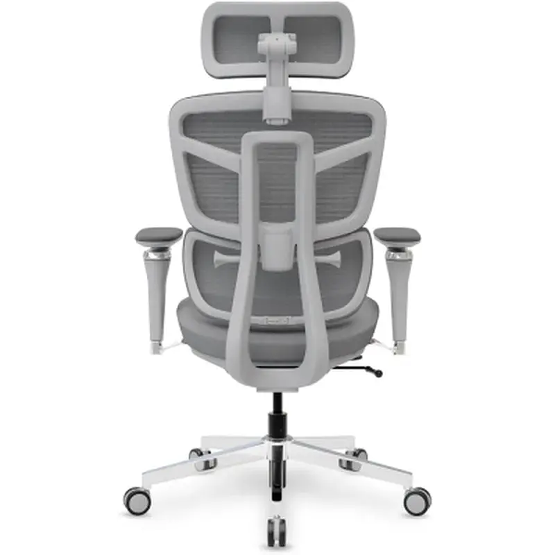 Офісне крісло Mealux S4 Air Fabric Grey (HF-S4 F/G) - фото 4