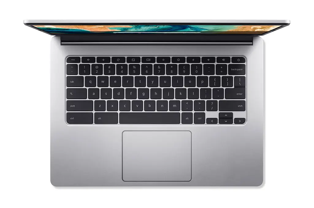 Ноутбук Acer Chromebook CB314-2H 14' FHD IPS, MediaTek MT8183, 8GB, F128GB, UMA, ChromeOS, сріблястий (NX.AWFEU.001) - фото 8