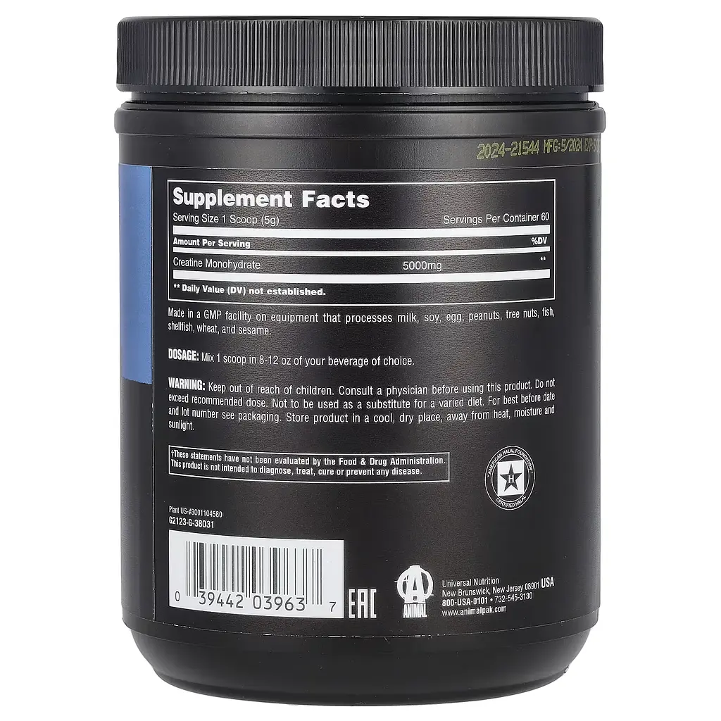 Мікронізований Креатин Universal Nutrition Моногідрат Creatine Micronized™ - З00 г Без смаку - фото 2