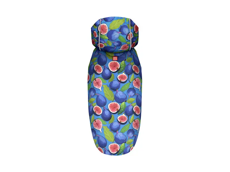 Дождевик для животных WAUDOG Clothes Накидка с капюшоном Инжир M (357-4053) - фото 5