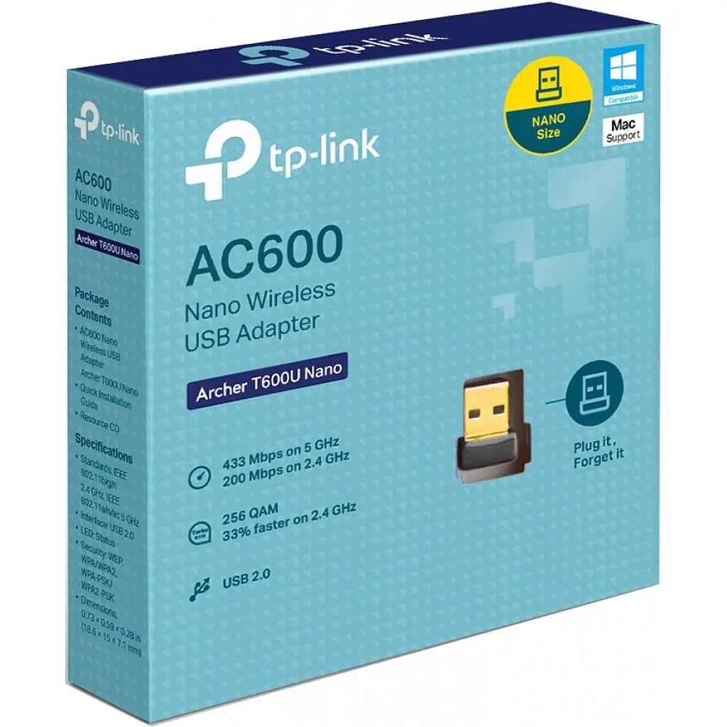 Мережева карта Wi-Fi TP-Link ARCHER-T600U-NANO - фото 2