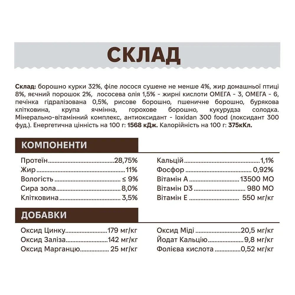 Сухий корм Velet Лосось та Рис для дорослих собак середніх та великих порід 10 кг - фото 4