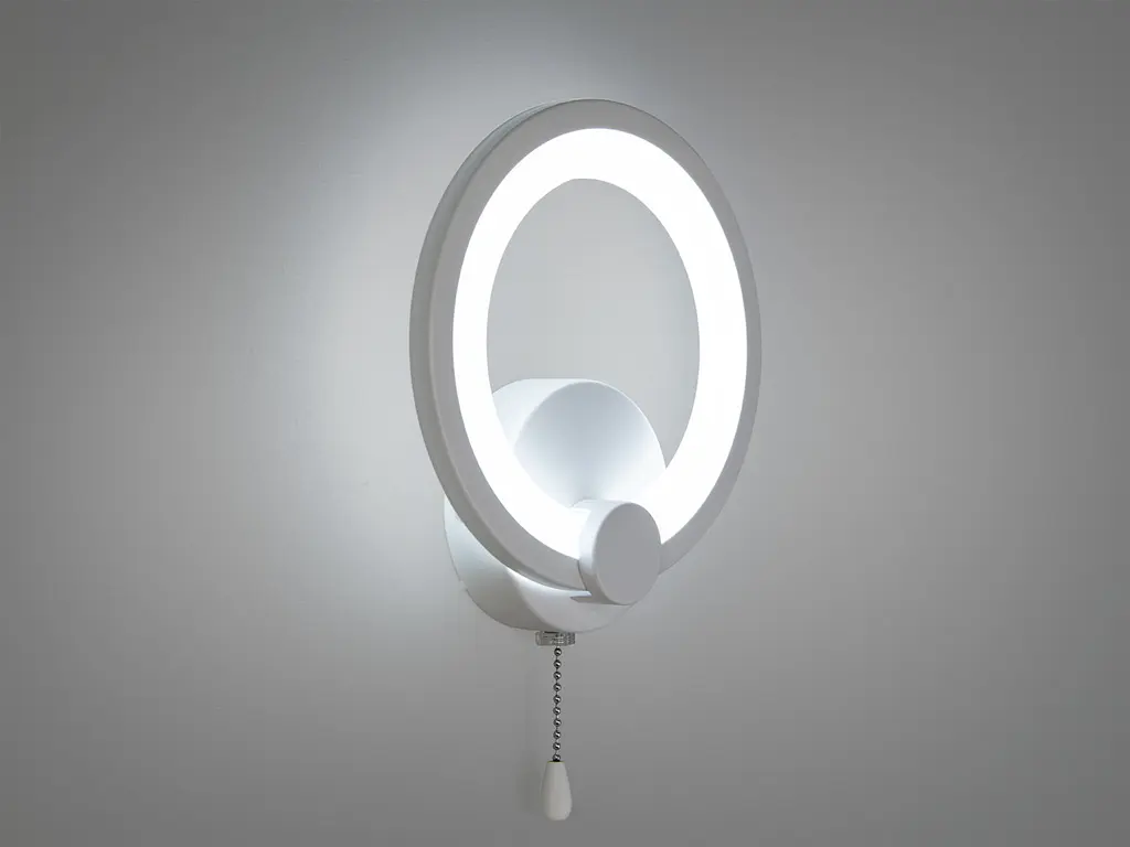 Светодиодный настенный светильник Diasha 8022/1WH белый 17W - фото 3
