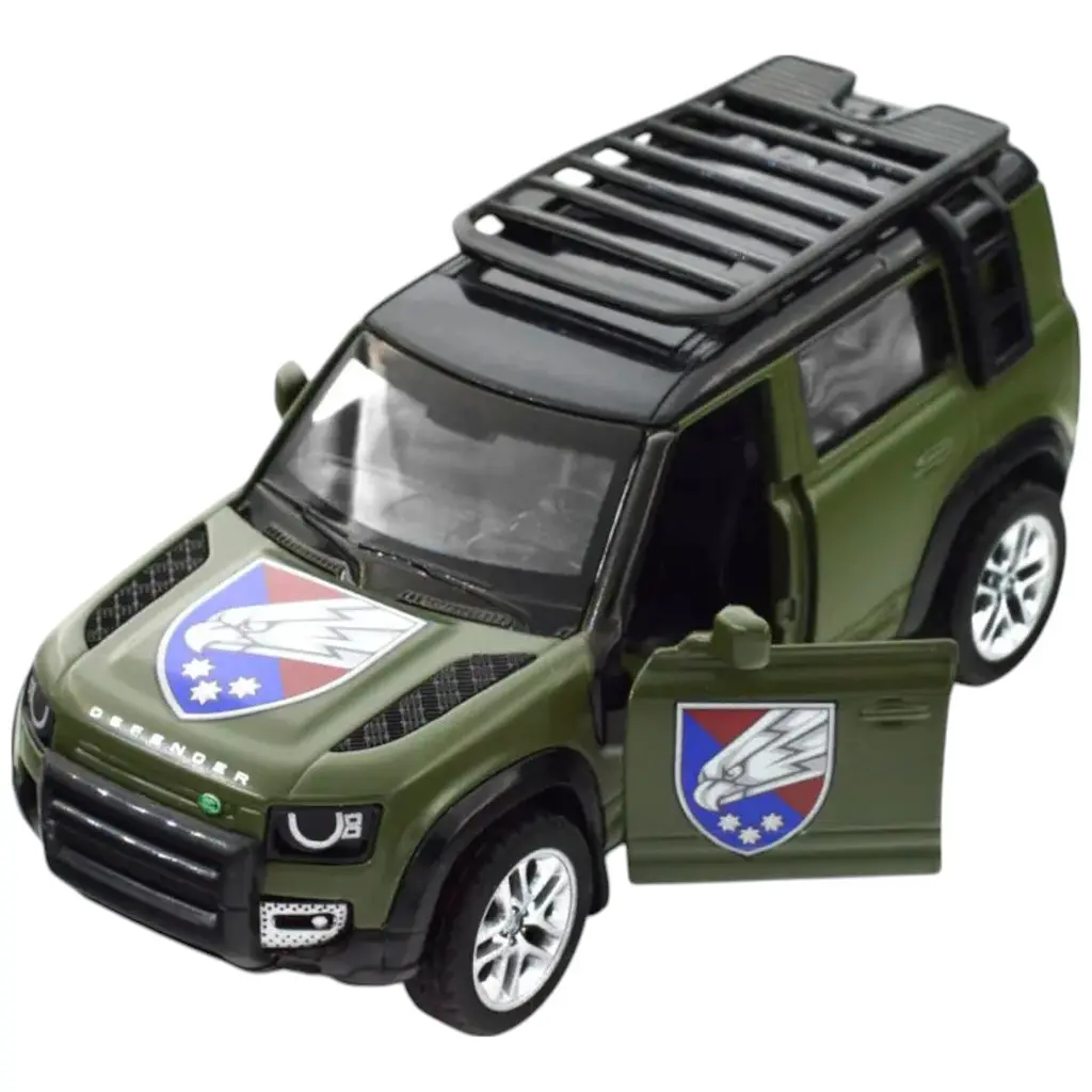 Автомодель TechnoDrive 250289M серія Шеврони Героїв Land Rover Defender 110, 25 ОПДБр - фото 5